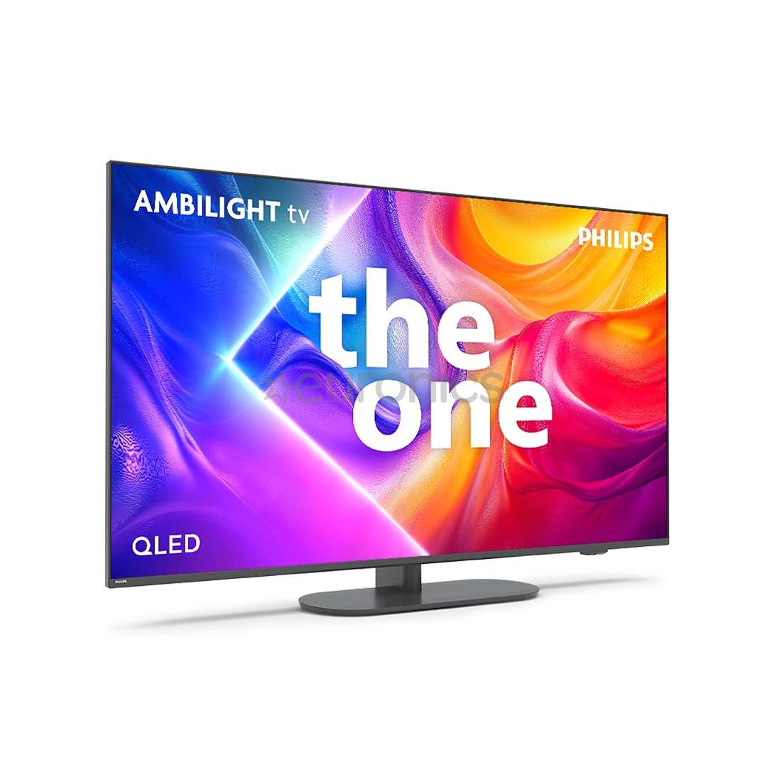 Philips The One PUS9010, 50'', 4K UHD, QLED, черный - Телевизор