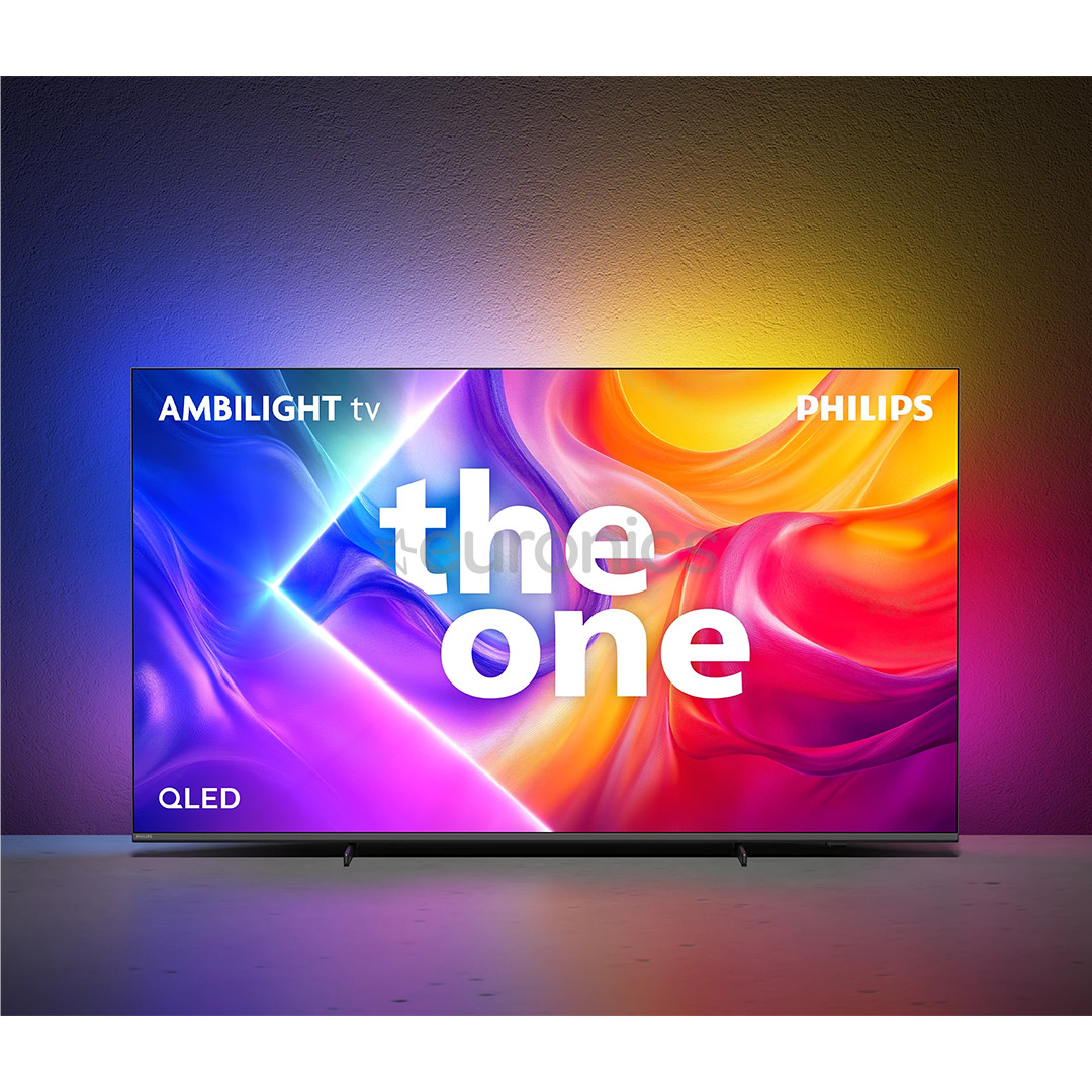 Philips The One PUS9010, 75'', 4K UHD, QLED, must - Teler
