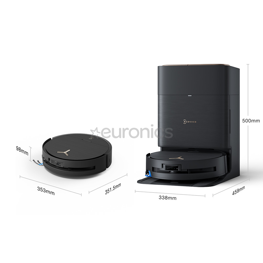 Ecovacs Deebot X9 PRO OMNI, märg- ja kuivpuhastus, must - Robottolmuimeja