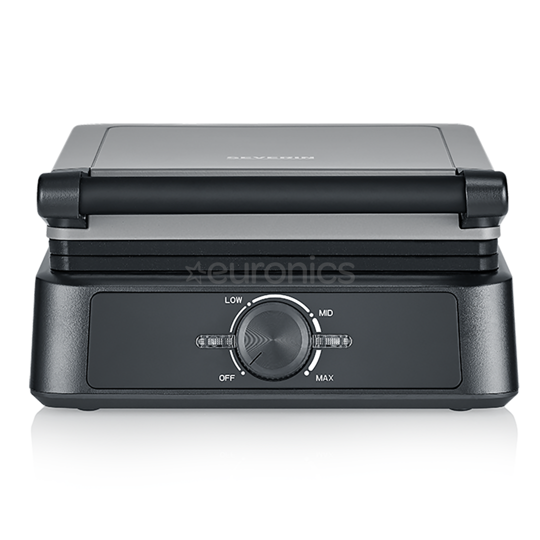 Severin, 1600 W, black - Belgian waffle maker