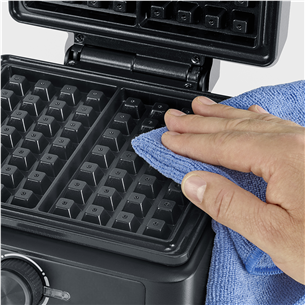 Severin, 1600 W, black - Belgian waffle maker