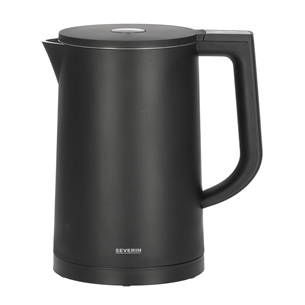 Severin, adjustable temperature, 1.7 L, 2200 W, black - Kettle WK3483