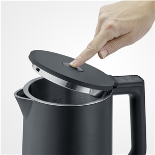 Severin, adjustable temperature, 1.7 L, 2200 W, black - Kettle