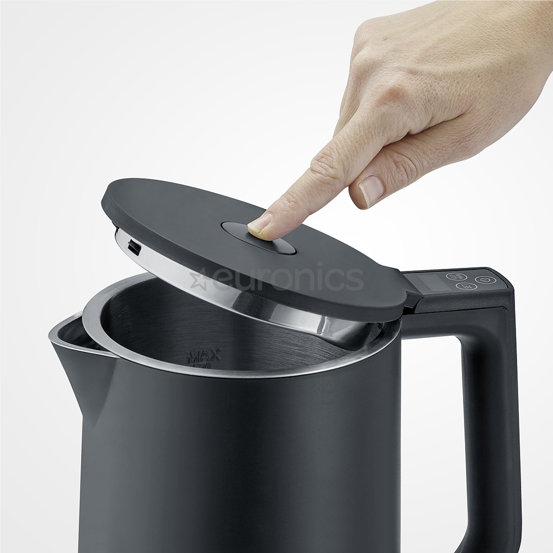 Severin, adjustable temperature, 1.7 L, 2200 W, black - Kettle
