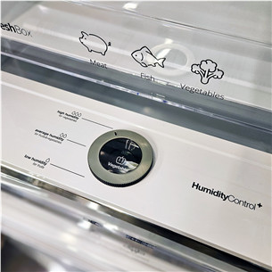 Vestfrost, No Frost, 331 L, kõrgus 191 cm, beež - Külmik