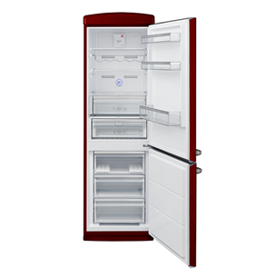 Vestfrost, No Frost, 331 L, height 191 cm, red - Refrigerator