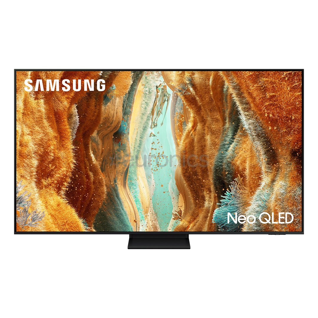 Samsung QN70F, 55'', 4K UHD, Neo QLED, Mini LED, must - Teler