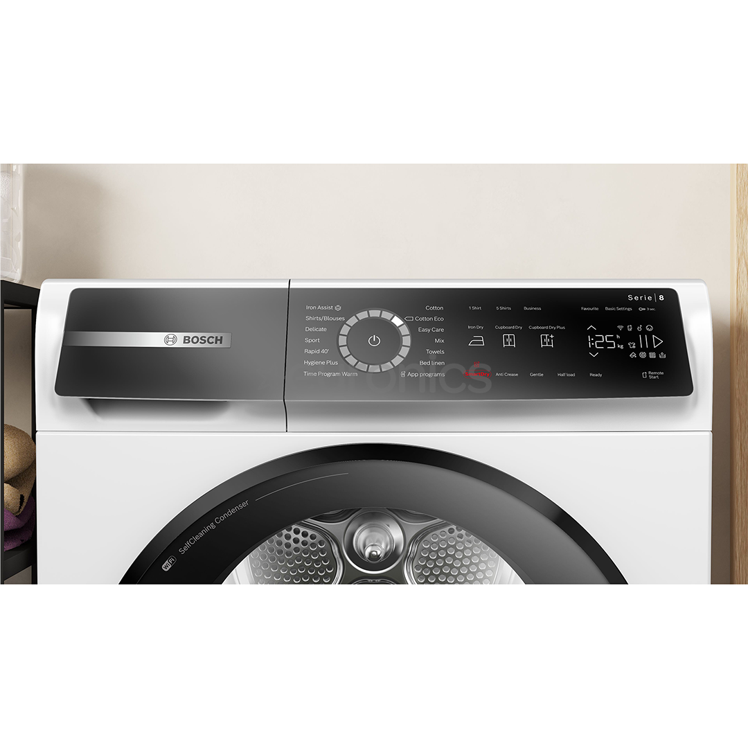 Bosch Seeria 8, 9 kg, sügavus 61.3 cm - Pesukuivati