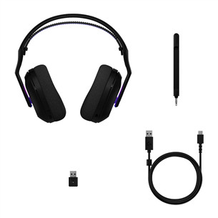 Logitech G522 Lightspeed, must - Juhtmevaba peakomplekt