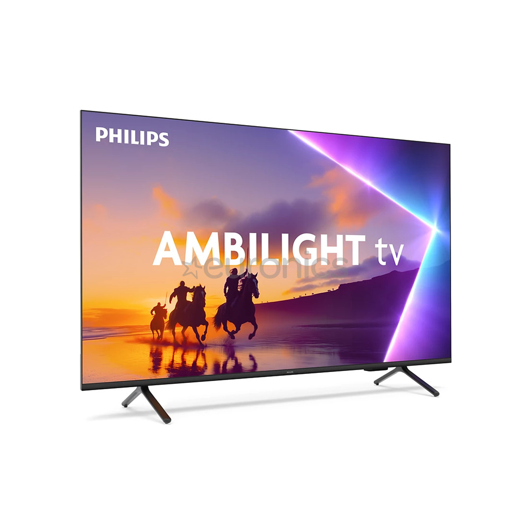 Philips PUS8560, 65'', 4K UHD, QLED, must - Teler