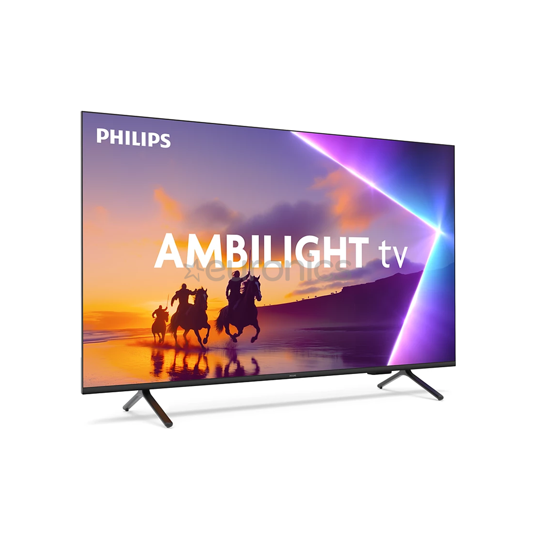 Philips PUS8560, 65'', 4K UHD, QLED, черный - Телевизор