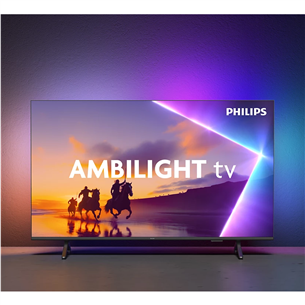 Philips PUS8560, 65'', 4K UHD, QLED, черный - Телевизор