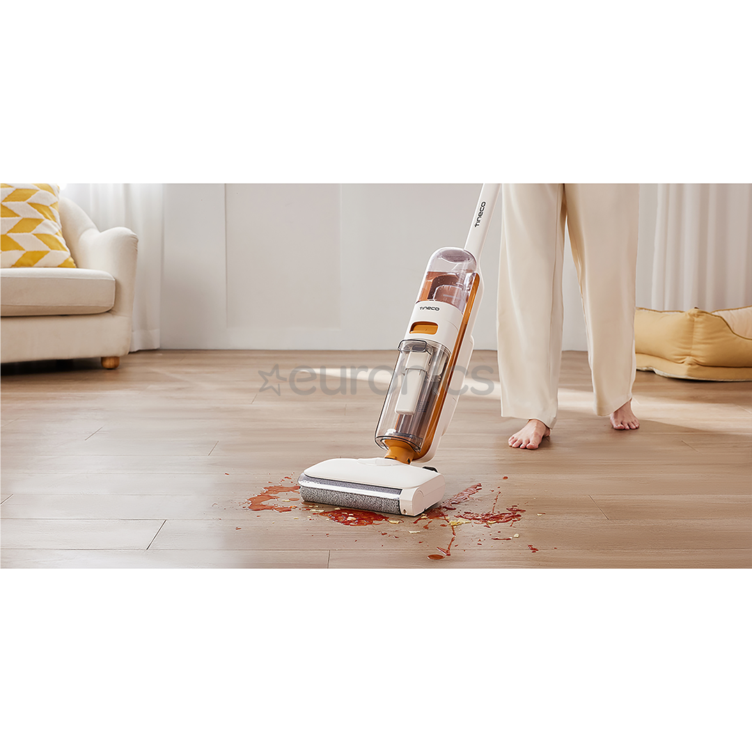 Tinceo iFLOOR Y2 Plus, белый/оранжевый - Беспроводной пылесос