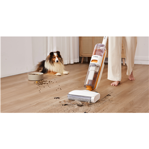 Tinceo iFLOOR Y2 Plus, белый/оранжевый - Беспроводной пылесос