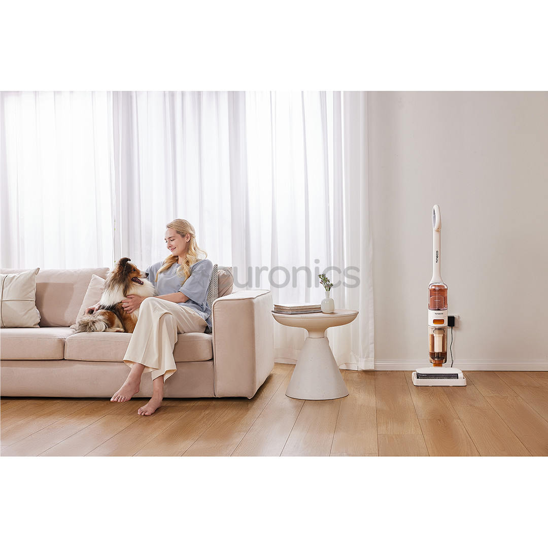 Tinceo iFLOOR Y2 Plus, Wet & Dry, white/orange - Cordless vacuum cleaner