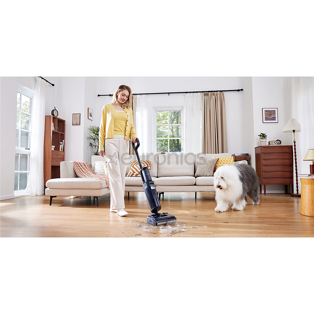 Tineco Floor One S6 Stretch Extreme, hall/must - Juhtmevaba põrandapesur