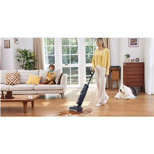 Tineco Floor One S6 Stretch Extreme, hall/must - Juhtmevaba põrandapesur