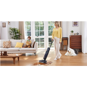 Tineco Floor One S6 Stretch Extreme, hall/must - Juhtmevaba põrandapesur