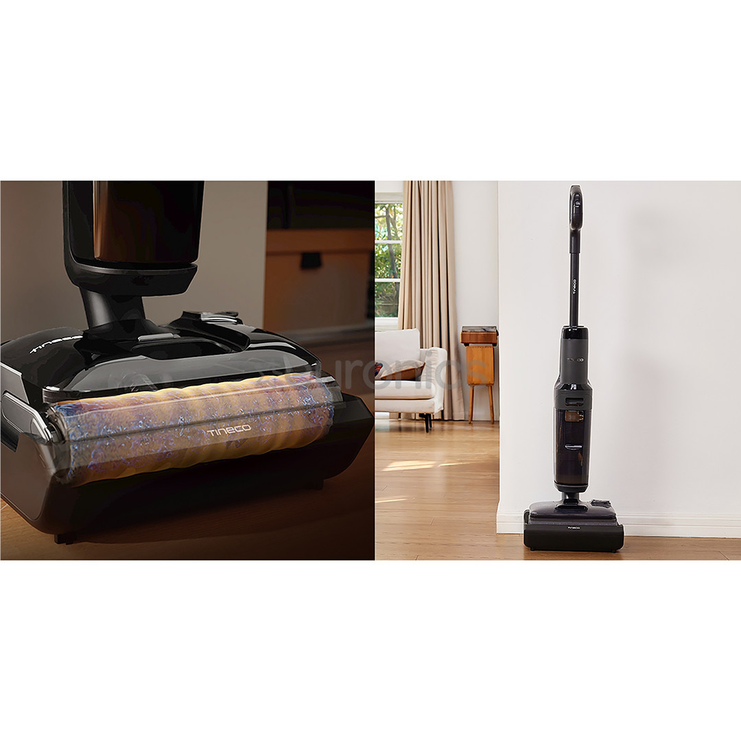 Tineco Floor One S6 Stretch Extreme, hall/must - Juhtmevaba põrandapesur