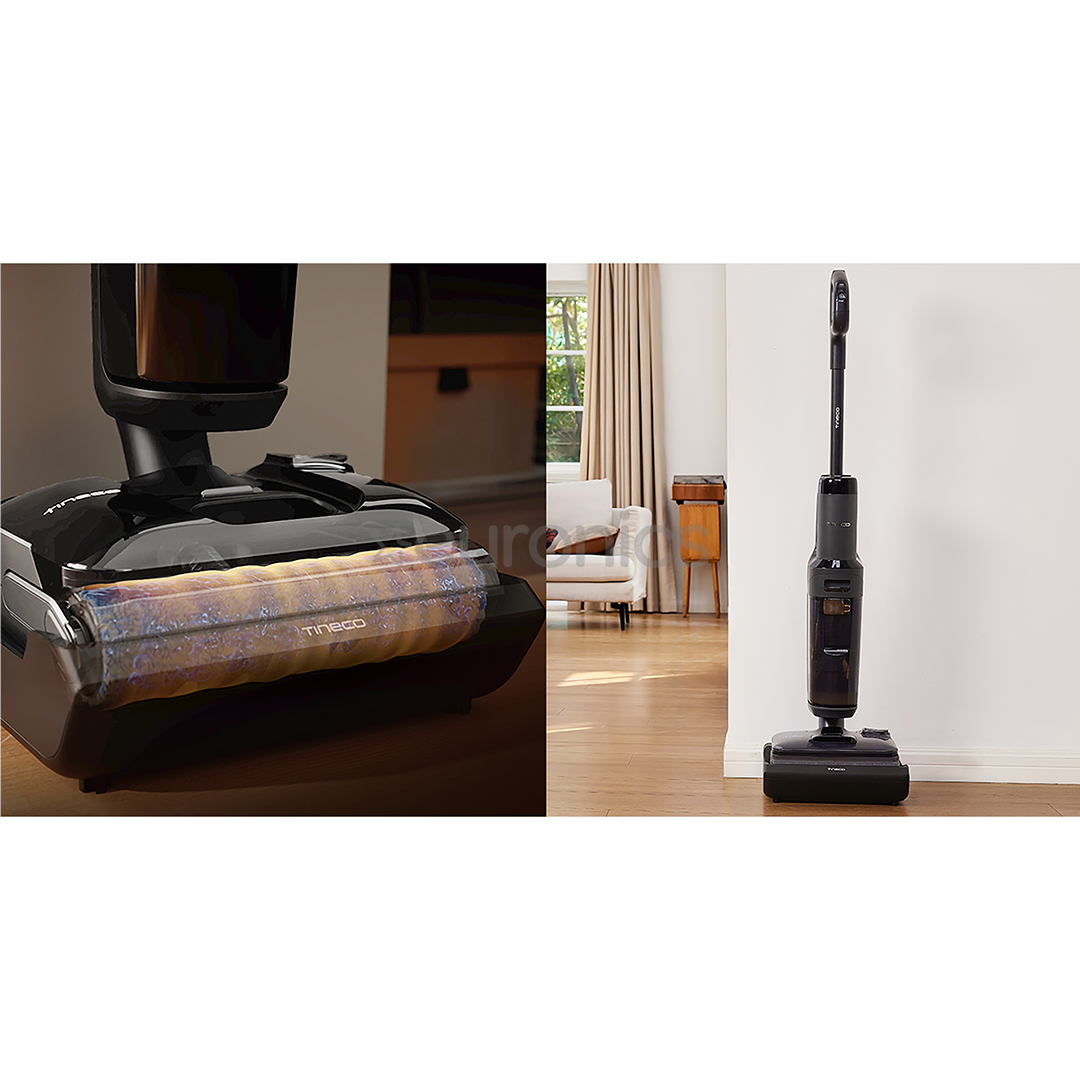 Tineco Floor One S6 Stretch Extreme, hall/must - Juhtmevaba põrandapesur