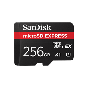 SanDisk microSD Express, 256 GB, must - Mälukaart SDSQXFN-256G-GN4NN