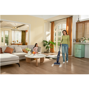 Tineco Floor One S7 Stretch, märg- ja kuivpuhastus, tumesinine - Juhtmevaba varstolmuimeja