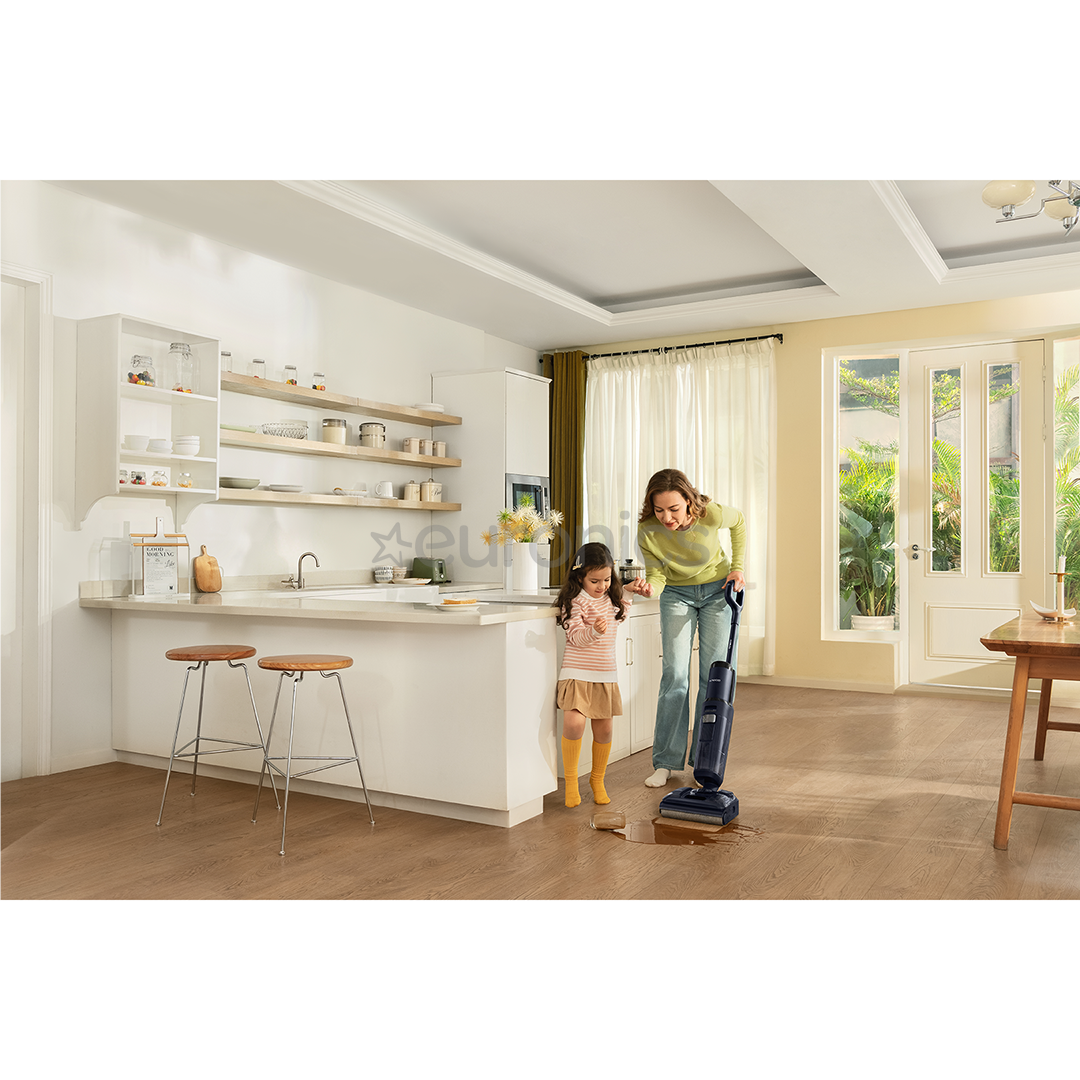 Tineco Floor One S7 Stretch, märg- ja kuivpuhastus, tumesinine - Juhtmevaba varstolmuimeja