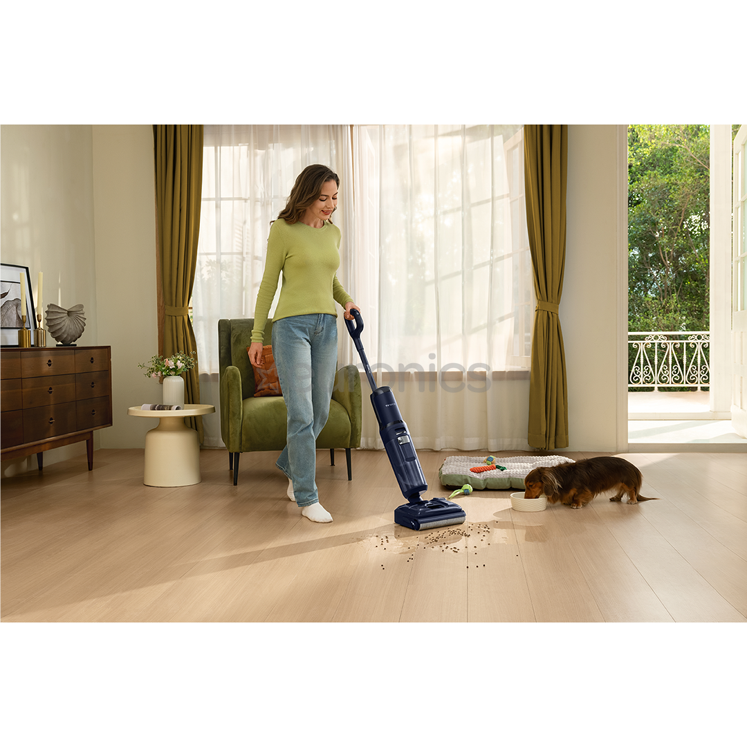 Tineco Floor One S7 Stretch, märg- ja kuivpuhastus, tumesinine - Juhtmevaba varstolmuimeja