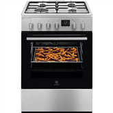 Electrolux Steambake, 58 L, laius 60 cm, roostevaba teras - Gaasipliit elektriahjuga