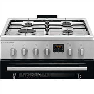 Electrolux Steambake, 58 L, laius 60 cm, roostevaba teras - Gaasipliit elektriahjuga
