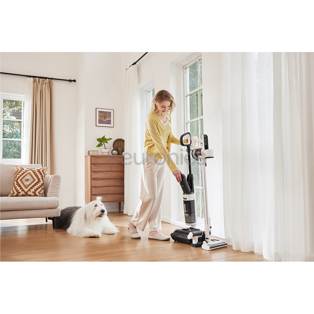 Tineco Switch S6 Stretch Plus, valge/must - Varstolmuimeja + põrandapesur