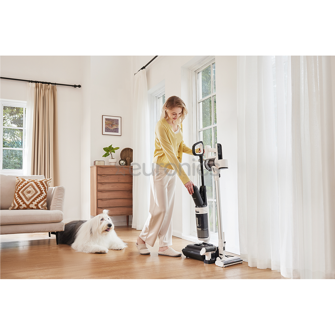 Tineco Switch S6 Stretch Plus, white/black - Cordless vacuum cleaner + floor washer
