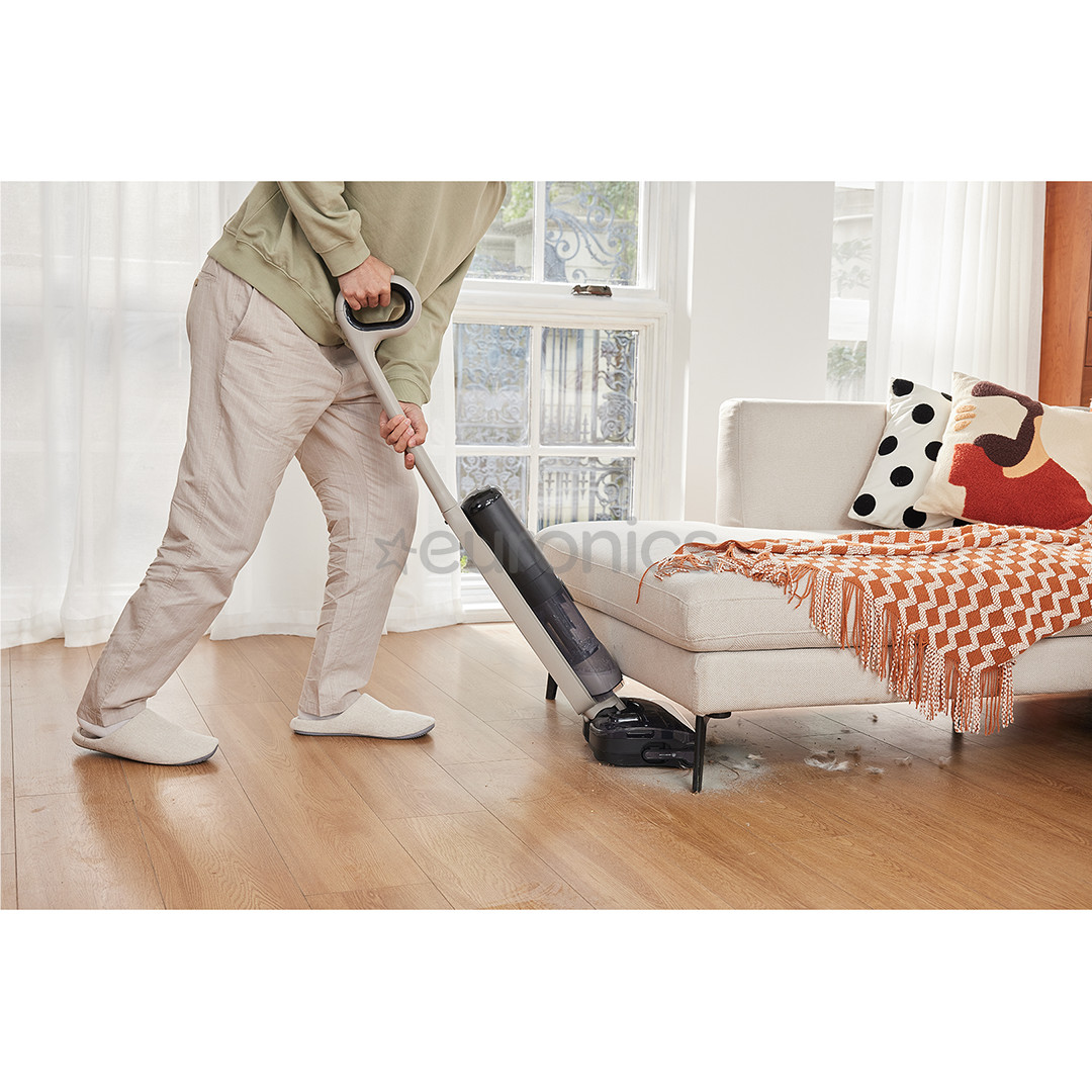 Tineco Switch S6 Stretch Plus, valge/must - Varstolmuimeja + põrandapesur