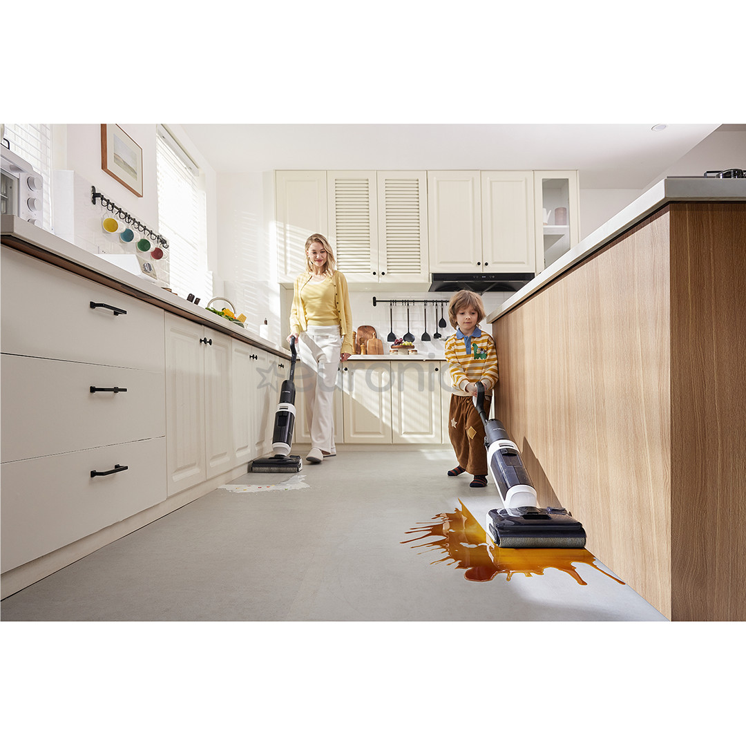 Tineco Switch S6 Stretch Plus, valge/must - Varstolmuimeja + põrandapesur