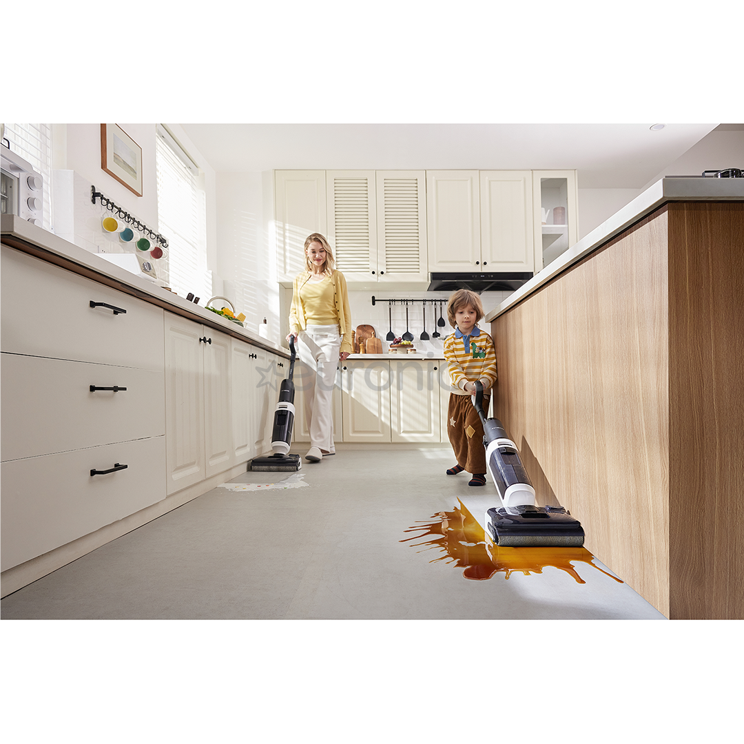 Tineco Switch S6 Stretch Plus, white/black - Cordless vacuum cleaner + floor washer