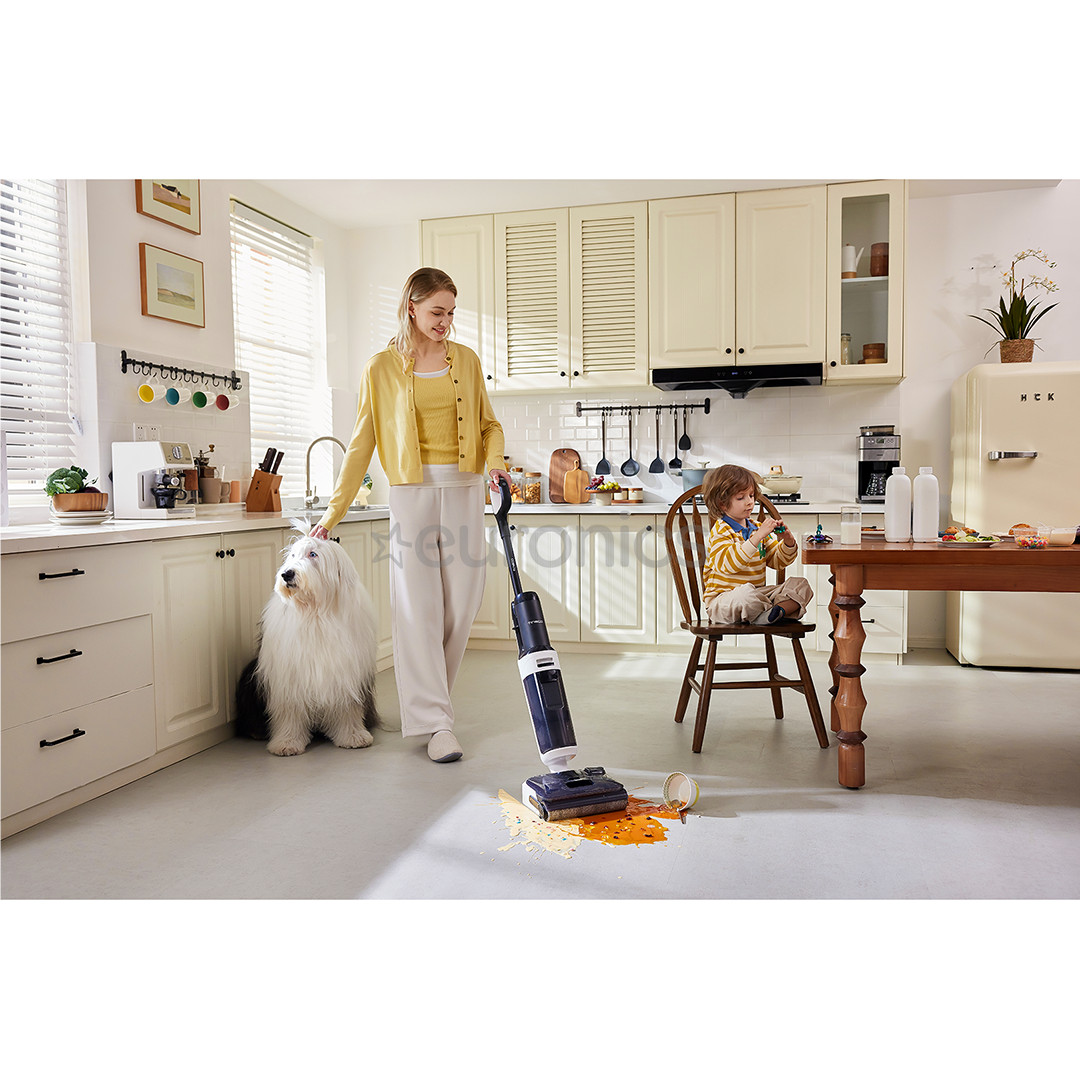 Tineco Switch S6 Stretch Plus, valge/must - Varstolmuimeja + põrandapesur