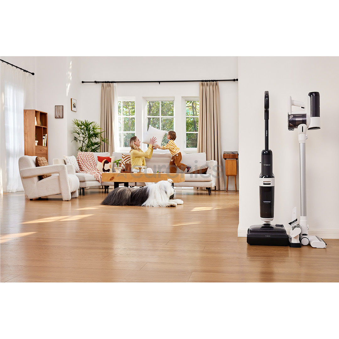 Tineco Switch S6 Stretch Plus, valge/must - Varstolmuimeja + põrandapesur