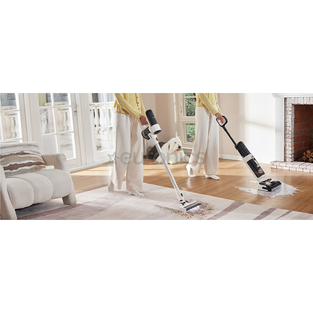 Tineco Switch S6 Stretch Plus, white/black - Cordless vacuum cleaner + floor washer