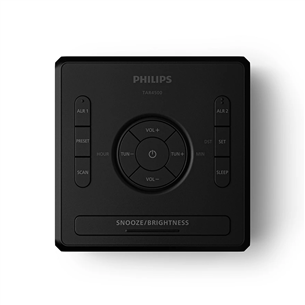Philips TAR4500, must - Kellraadio