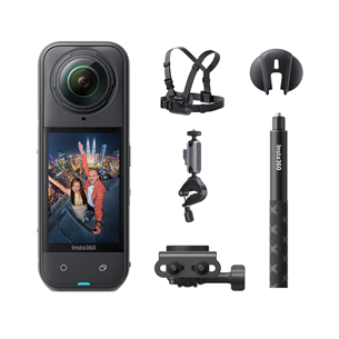 Insta360 X5 Road Cycling Bundle, 8K, 360º, must - Seikluskaamera