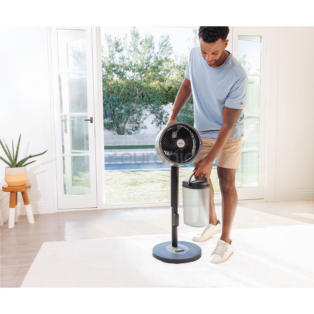 Shark FlexBreeze Pro Mist, серый - Портативный вентилятор