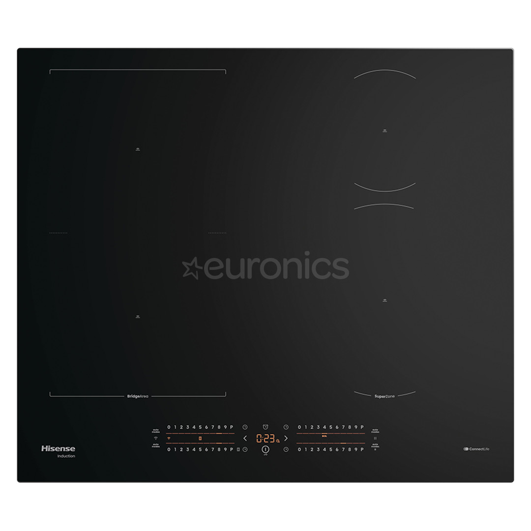 Hisense, laius 59,5 cm, must - Integreeritav induktsioonpliidiplaat