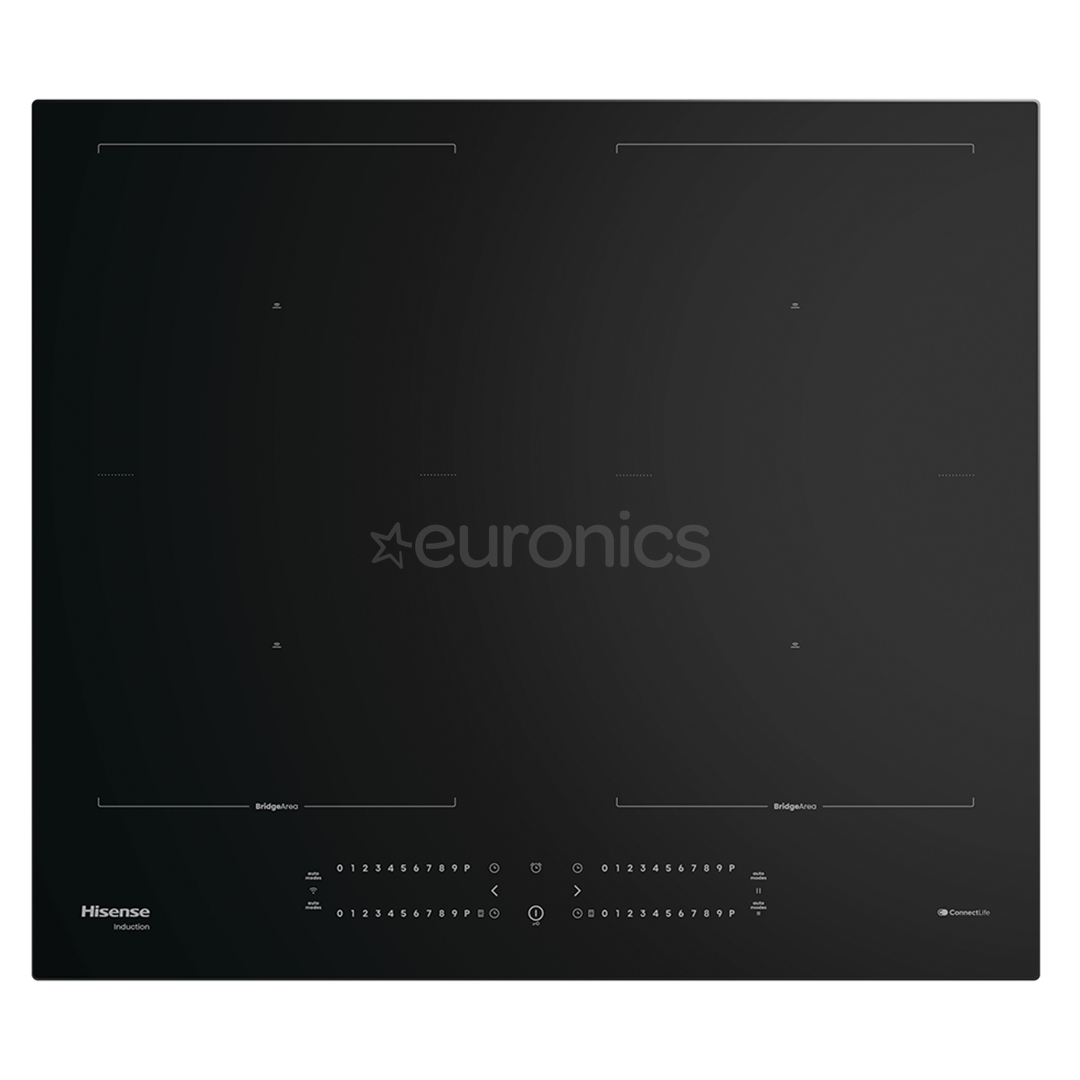 Hisense, laius 59.5 cm, raamita, must - Integreeritav induktsioonpliidiplaat