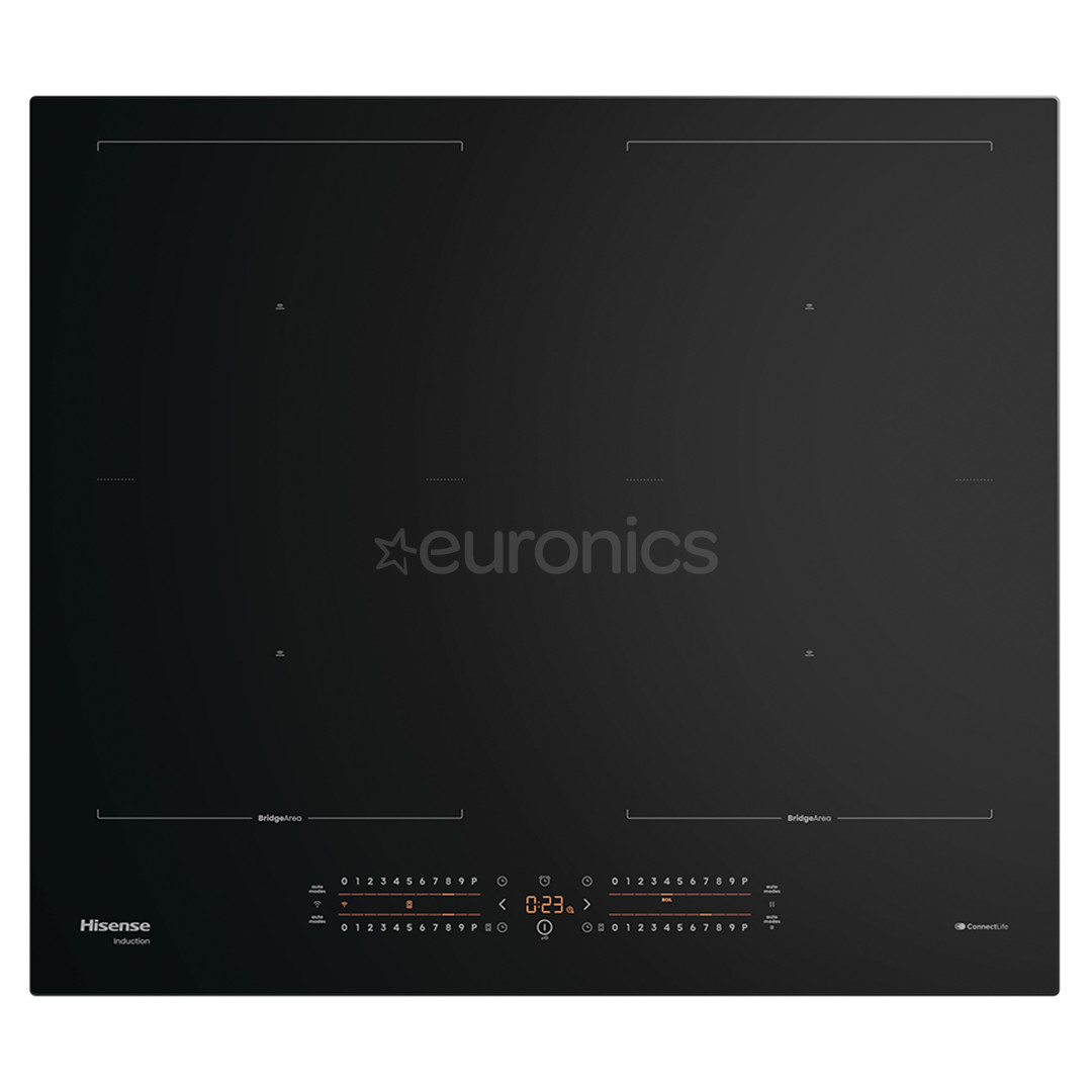 Hisense, laius 59.5 cm, raamita, must - Integreeritav induktsioonpliidiplaat