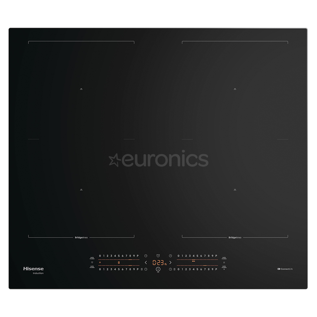 Hisense, laius 59.5 cm, raamita, must - Integreeritav induktsioonpliidiplaat