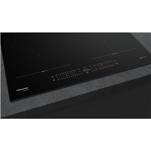 Hisense, laius 59.5 cm, raamita, must - Integreeritav induktsioonpliidiplaat