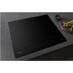 Hisense, laius 59.5 cm, raamita, must - Integreeritav induktsioonpliidiplaat