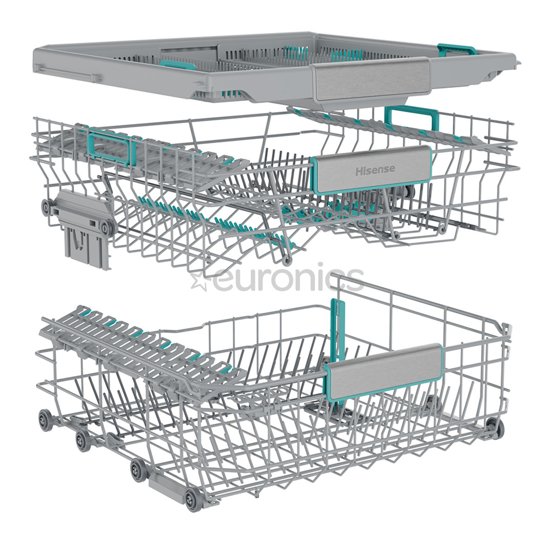 Hisense, 16 place settings - Built-in dishwasher