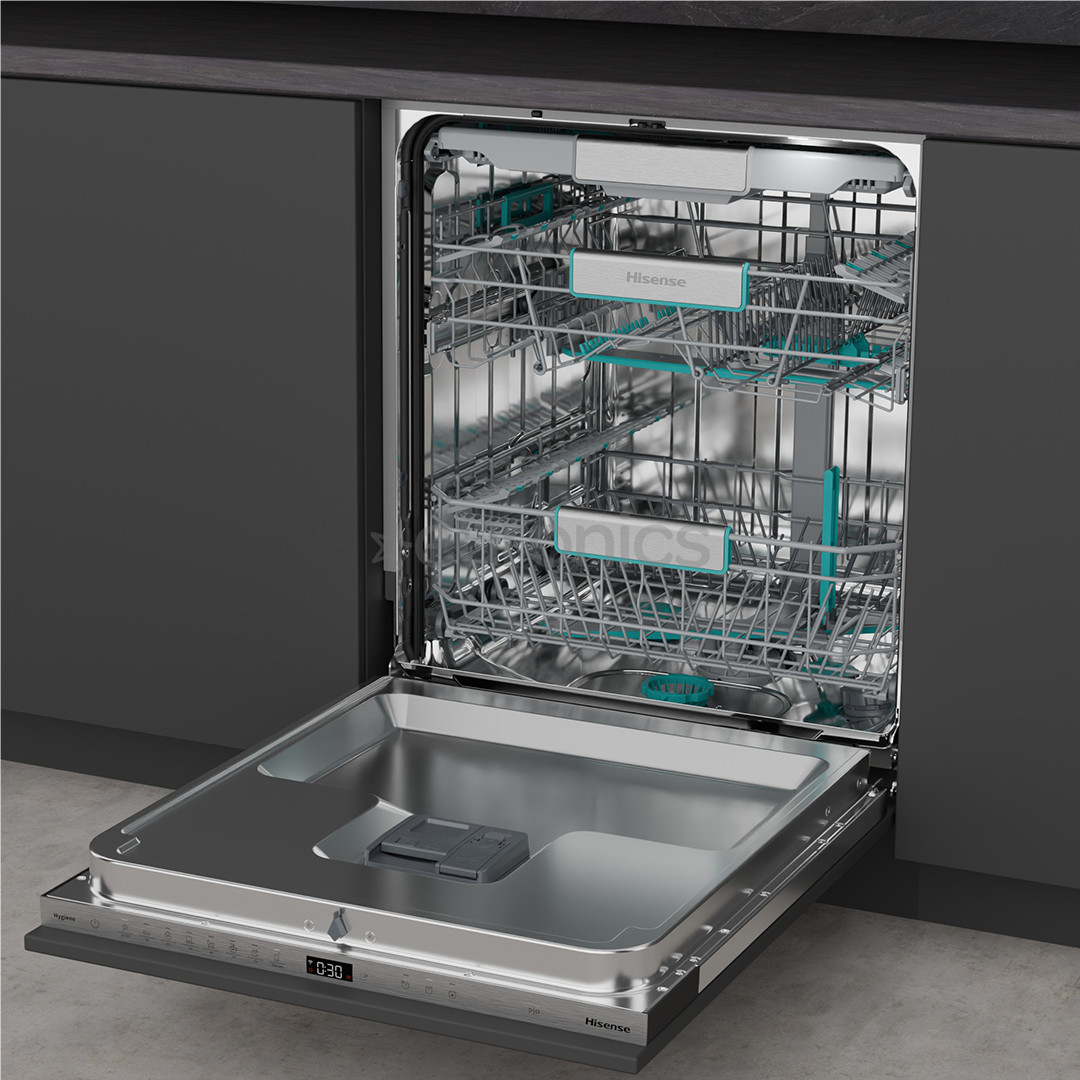 Hisense, 16 place settings - Built-in dishwasher