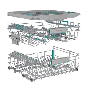 Hisense, 16 комплектов посуды - Интегрируемая посудомоечная машина
